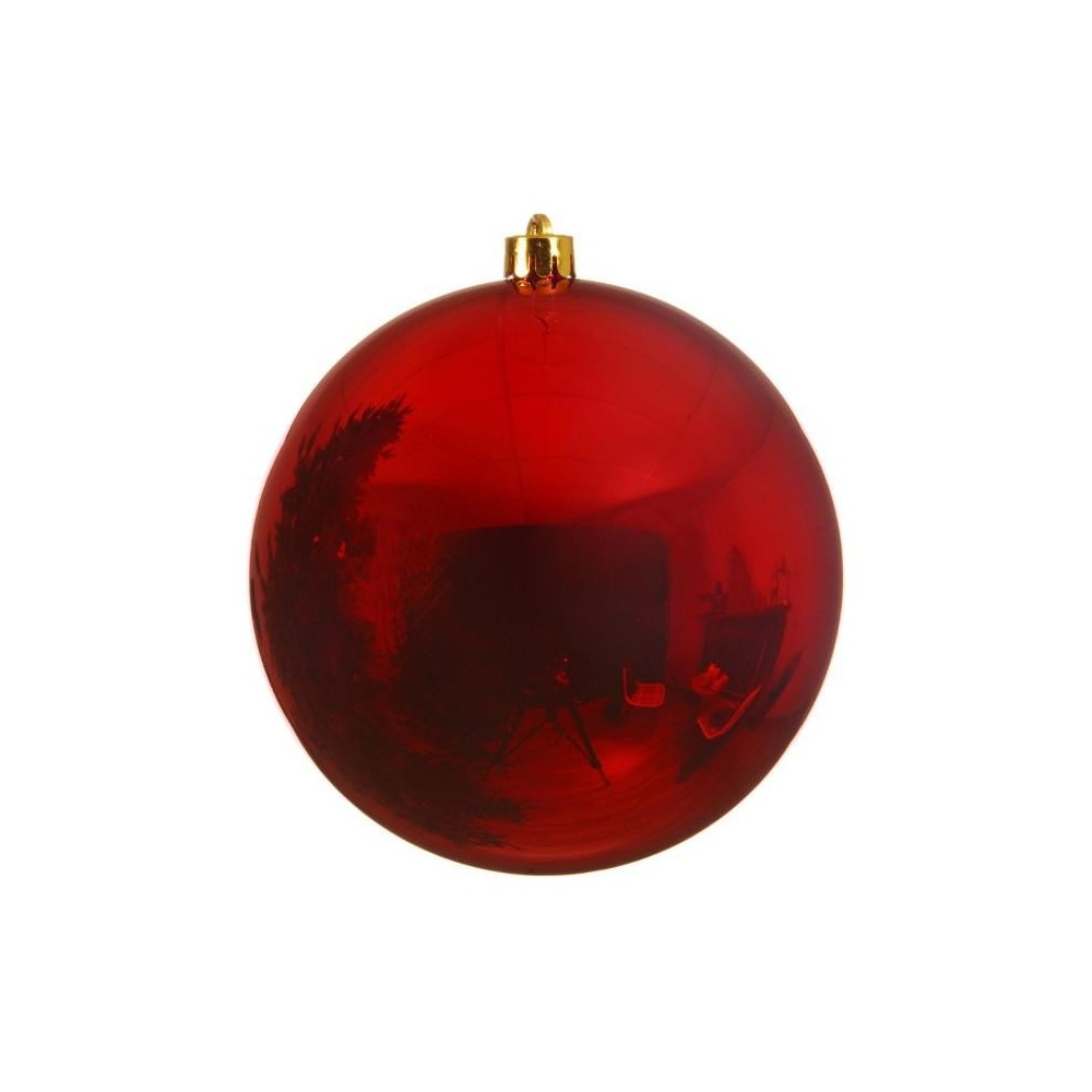 SFERA LUCIDA PLASTICA D.20 ROSSO